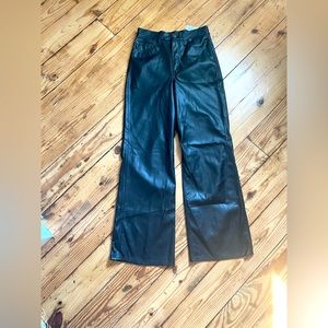 Black Leather Flare Levi’s